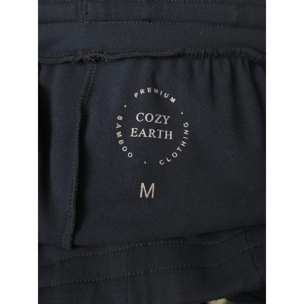Cozy Earth Bamboo Joggers Women Medium Navy Blue Viscose Blend Lounge Pants Cozy - Picture 3 of 7
